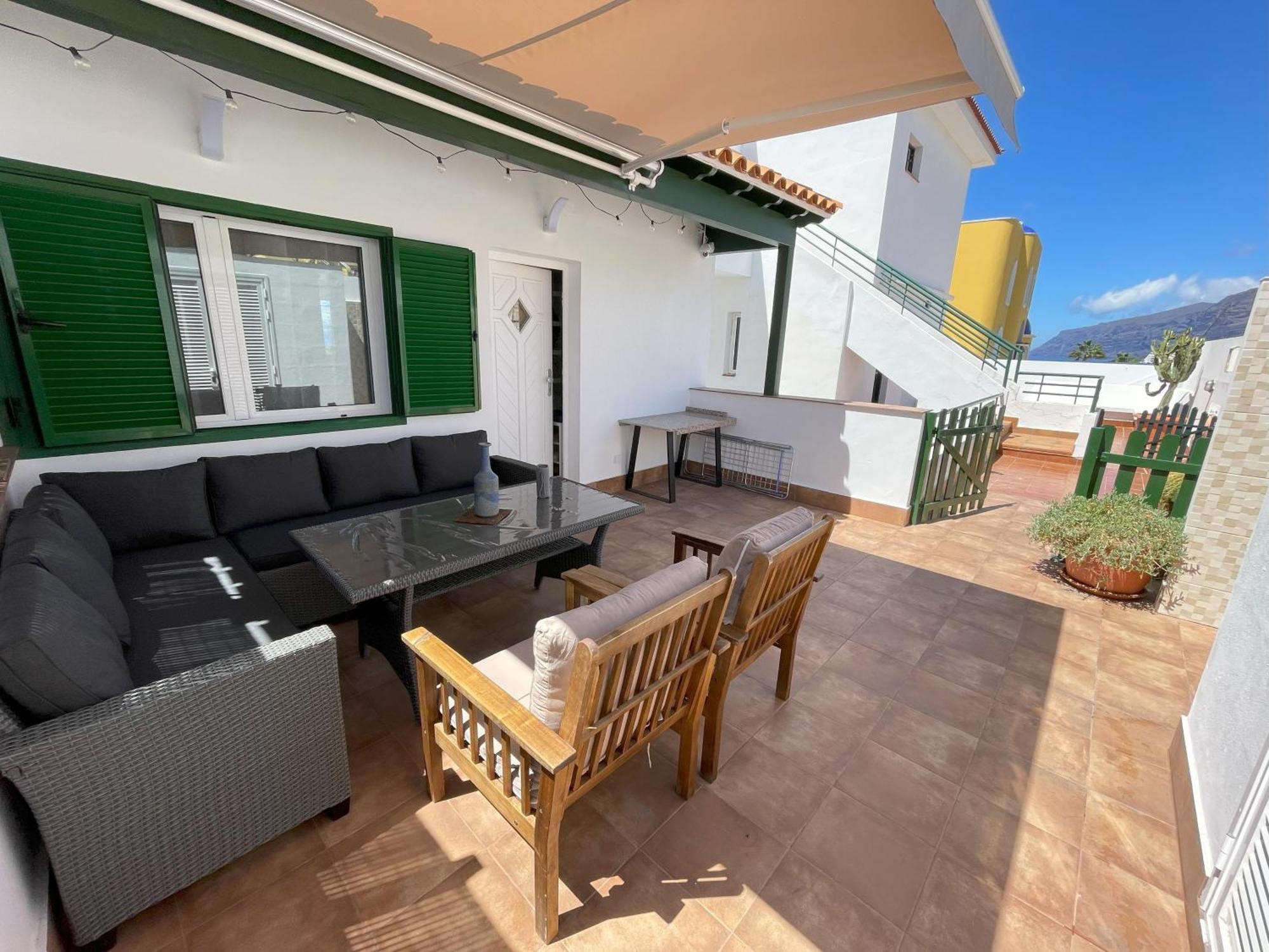 Newly Renovated Apartment With 2 Terrace, 2 Bedroom, 5Min Beach Puerto de Santiago  Exterior foto